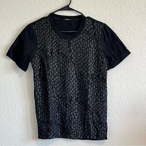 Denham Crocodile Black Shirt Size XS